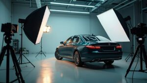 Professional car photo studio which streamlines and speed-up the photography process